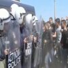 Πετροπόλεμος στην Ειδομένη