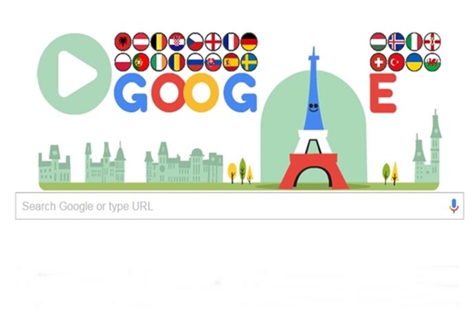 Στην έναρξη του  Euro 2016 αφιερώνει η Google το σημερινό της doodle
