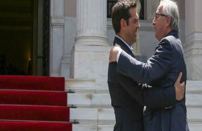 Γιούνκερ σε Τσίπρα: Η χώρα είναι σε καλό δρόμο, αν και η ανεργία δεν μειώνεται με ικανοποιητικό ρυθμό