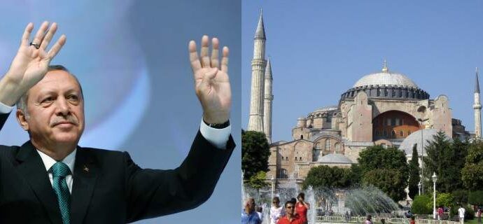 Αχαλίνωτος ο Ερντογάν θα προσευχηθεί στην Αγιά Σοφιά την Μ. Παρασκευή των Χριστιανών.