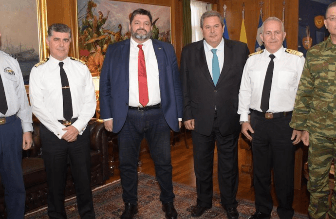 Επίσκεψη Φαήλου Κρανιδιώτη στο ΥΠΕΘΑ