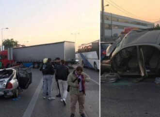 Βίντεο – σοκ από το θανατηφόρο τροχαίο στον Κηφισό: Καρέ – καρέ η φονική πορεία της νταλίκας