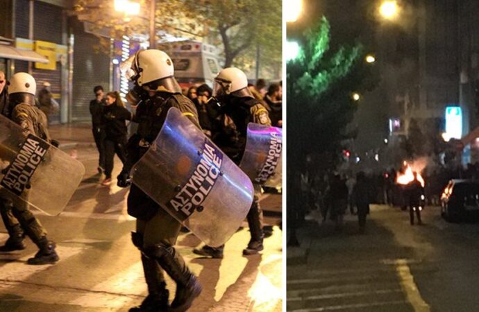 Επεισόδια μεταξύ οπαδών στο κέντρο της Αθήνας