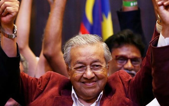 Ο γηραιότερος ηγέτης της Μαλαισίας θα είναι ο 92χρονος Μαχάτιρ Μοχάμαντ