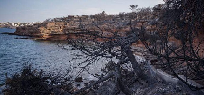 Οι υψηλές θερμοκρασίες και οι ισχυροί άνεμοι ευνόησαν την εξάπλωση της φωτιάς στο Μάτι