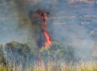 Σε εξέλιξη πυρκαγιά στο Μεσολόγγι