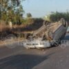 Χανιά: Τούμπαρε αυτοκίνητο στη μέση του δρόμου -Από θαύμα δεν τραυματίστηκε η οδηγός [εικόνες]