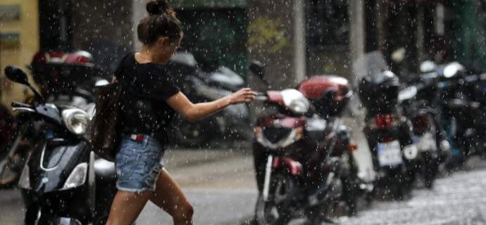 Εκτακτο δελτίο επιδείνωσης καιρού -Καταιγίδες και χαλαζοπτώσεις το Σαββατοκύριακο