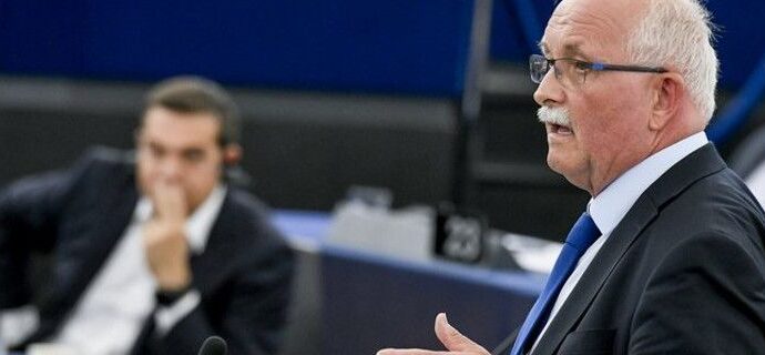 O πρόεδρος της Ομάδας Σοσιαλιστών και Δημοκρατών ήρθε στην Αθήνα και επιτέθηκε στη ΝΔ