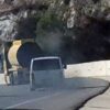 Κινηματογραφική καταδίωξη στην Εγνατία -Βαν έσπασε τις μπάρες στα διόδια της Μουσθένης