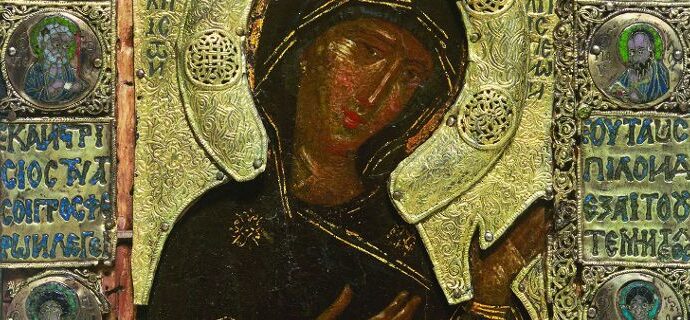 Στη Θεσσαλονίκη σπάνια εικόνα της Παναγίας που ζωγράφισε ο Ευαγγελιστής Λουκάς [εικόνες]