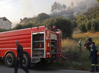 Μεγάλη φωτιά σε βαλτώδη περιοχή στο Καπελέτο Ηλείας -Τέθηκε υπό έλεγχο