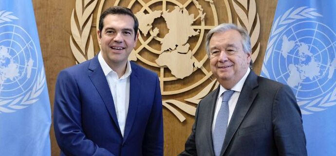 Ο Γκουτέρες συνεχάρη την Ελλάδα για την αντιμετώπιση της προσφυγικής κρίσης
