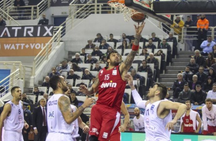 Basket League: Δυσκολεύτηκε, αλλά «υπέταξε» τον ΠΑΟΚ ο Ολυμπιακός