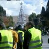 Στο κέντρο της Αθήνας τα «Κίτρινα Γιλέκα»