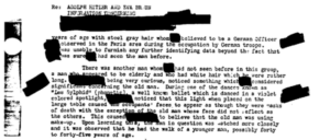 Απόρρητα έγγραφα του FBI «αποκαλύπτουν» έρευνα για το αν ο Χίτλερ ήταν νεκρός