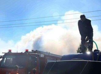 Καλύτερη η εικόνα από τη φωτιά στα Μέγαρα