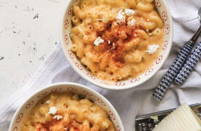 Mac ’n’ cheese με ελληνικά τυριά