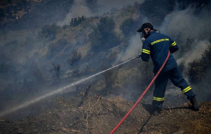 Φωτιά στη Μάνη