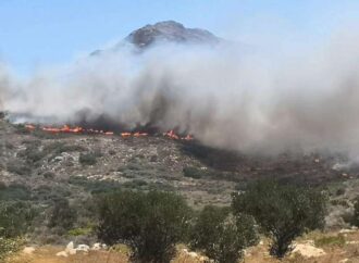 Παραμένουν ενεργές οι φωτιές σε Ελαφόνησο και Μαραθώνα