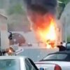 Βίντεο – σοκ: Φωτιά σε τουριστικό λεωφορείο στην Εγνατία Οδό