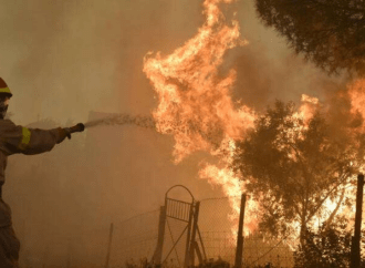 Υπό μερικό έλεγχο η φωτιά στην Εύβοια