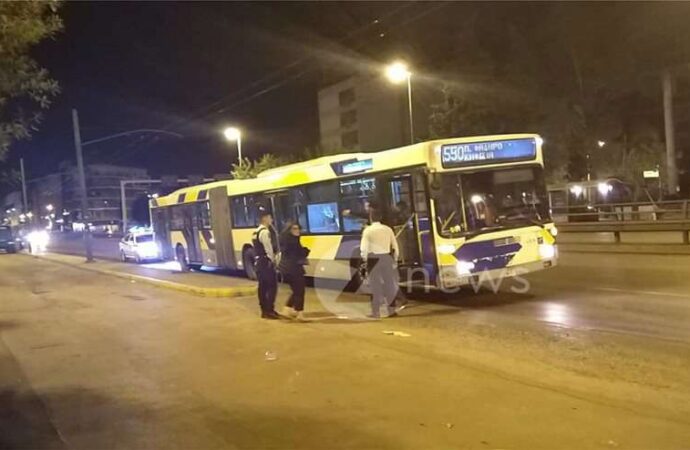 Λεωφόρος Συγγρού: Μεθυσμένος πέταξε μπουκάλι σε λεωφορείο επειδή ο οδηγός αρνήθηκε να τον επιβιβάσει