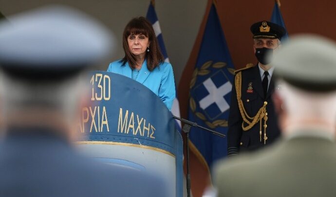 Μήνυμα αισιοδοξίας, υπερηφάνειας και αποφασιστικότητας της ΠτΔ από τη Λήμνο