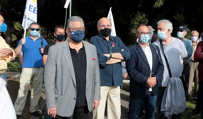 Δ. Κουτσούμπας στην συγκέντρωση της ΕΕΔΥΕ: Αλληλεγγύη στον σκληρά δοκιμαζόμενο Παλαιστινιακό λαό