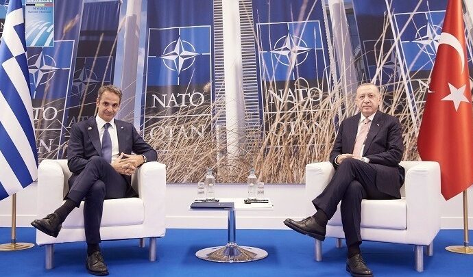 Σε θετικό κλίμα η συνάντηση Μητσοτάκη-Ερντογάν στις Βρυξέλλες