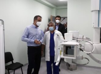 Ο Κυρ. Μητσοτάκης στα εγκαίνια του Κέντρου Υγείας Κερατσινίου