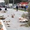 Άγρια επεισόδια μεταξύ αγροτών και αστυνομίας σε όλη την Αθήνα