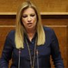 Γεννηματά: «Κάθε λέξη του πρωθυπουργού έσταζε μίσος»