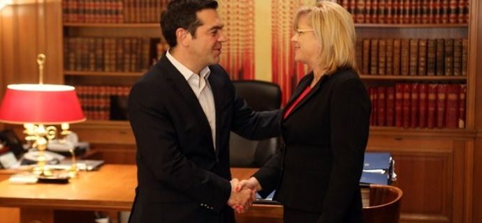 Στην Αθήνα σήμερα η επίτροπος Κρέτσου -Θα δει Τσίπρα και θα επισκεφτεί τη νέα Δημοτική Αγορά Κυψέλης