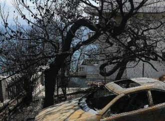 Ο Πρόεδρος της Δημοκρατίας Προκόπης Παυλόπουλος πήγε στο Μάτι