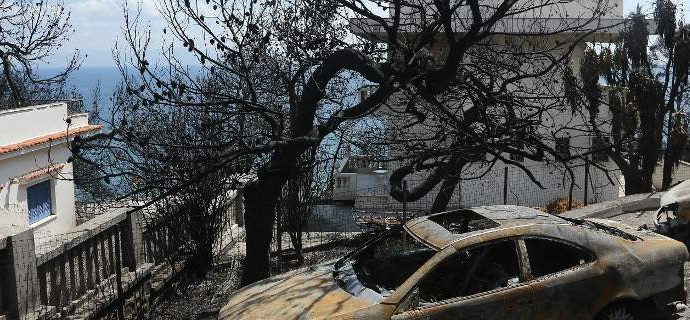 Ο Πρόεδρος της Δημοκρατίας Προκόπης Παυλόπουλος πήγε στο Μάτι