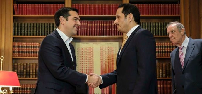 Συνάντηση Τσίπρα με τον αναπληρωτή πρωθυπουργό του Κατάρ