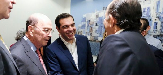 Συνάντηση Τσίπρα – Ρος: Στόχος η προσέλκυση επενδύσεων, που θα φέρουν νέες θέσεις εργασίας