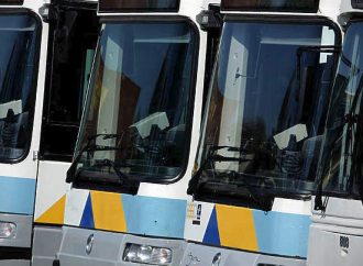Στάση εργασίας στα λεωφορεία