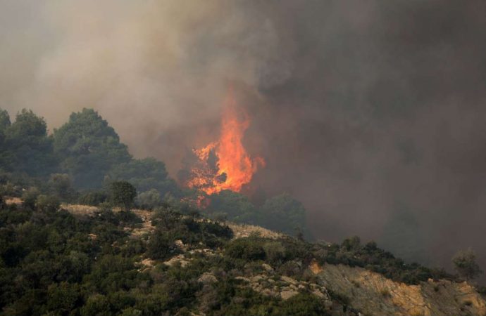 Χαλκιδική: Υπό έλεγχο η φωτιά στο Καλαμίτσι