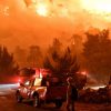 Απομακρύνθηκαν προληπτικά λόγω της μεγάλης φωτιάς στα Γεράνεια κάτοικοι του Αλεποχωρίου