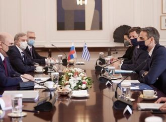 Συνάντηση Κυρ. Μητσοτάκη με τον Ρώσο πρωθυπουργό