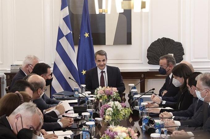 Συνεδρίαση του υπουργικού συμβουλίου υπό τον Κυρ. Μητσοτάκη