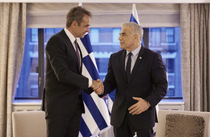 Συνάντηση Κυρ. Μητσοτάκη με τον πρωθυπουργό του Ισραήλ, στη Νέα Υόρκη