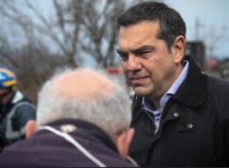 Στα Τέμπη ο Αλέξης Τσίπρας
