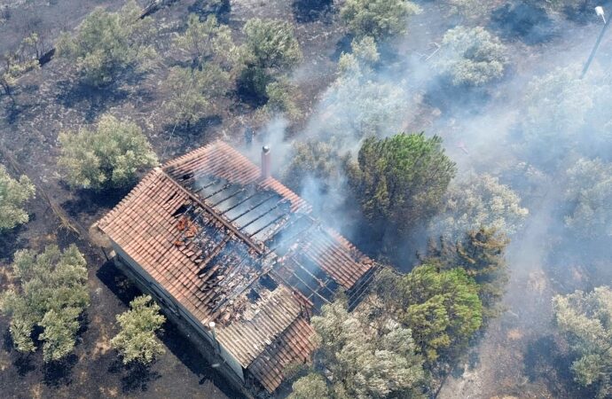 Αργολίδα: Σπίτια και περιουσίες παραδόθηκαν στις φλόγες – Μάχη με την πυρκαγιά και τους θυελλώδεις ανέμους