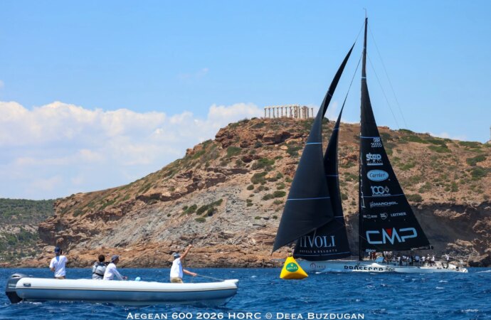 AEGEAN 600: Πρωτιά στα MAXI για το Aiolos, Line Honours στο Prosecco Doc Shockwave 3
