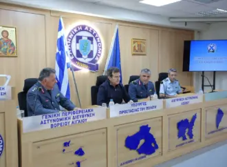 Χρυσοχοΐδης από τη Λέσβο: Αποστολή μας η ασφάλεια των κατοίκων