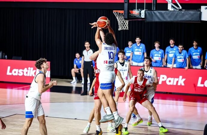 Άνετη επικράτηση της Εθνικής Παίδων επί της Σλοβενίας με 87-74, πρώτος σκόρερ ο Χριστοδούλου