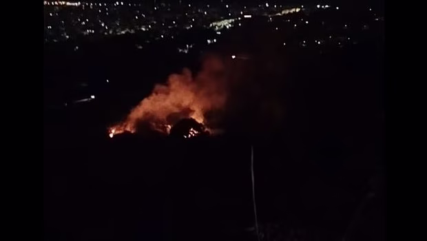 Πυρκαγιά στο Πεδίο Βολής της Αρόης στην Πάτρα